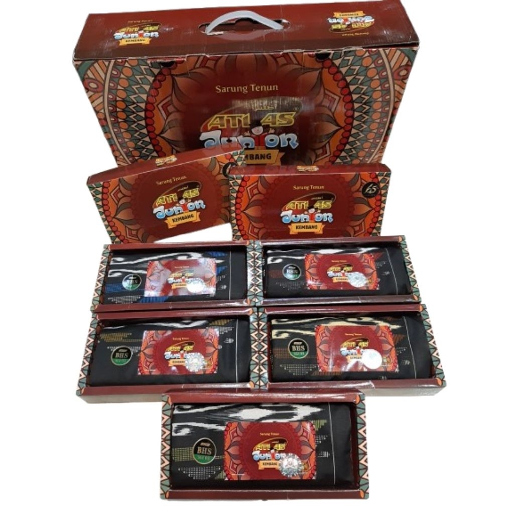 SARUNG ATLAS JUNIOR KEMBANG MOTIF BHS