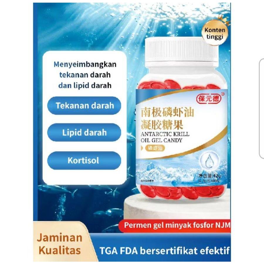 Kapsul minyak Krill antartika original