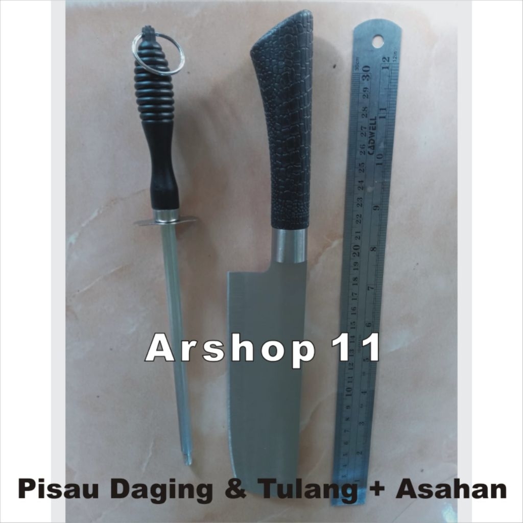 Pisau Daging + Asahan , Pisau Chef
