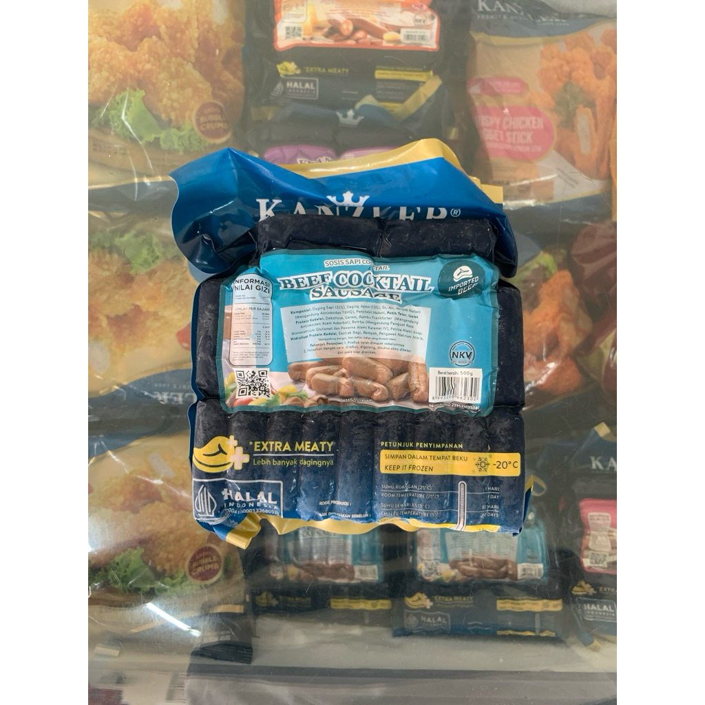 

KANZLER BEEF COCKTAIL SAUSAGE 500GR (HARGA ONLINE)