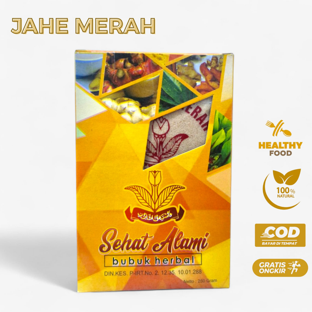 

BUBUK HERBAL JAHE MERAH SEHAT ALAMI 250gr