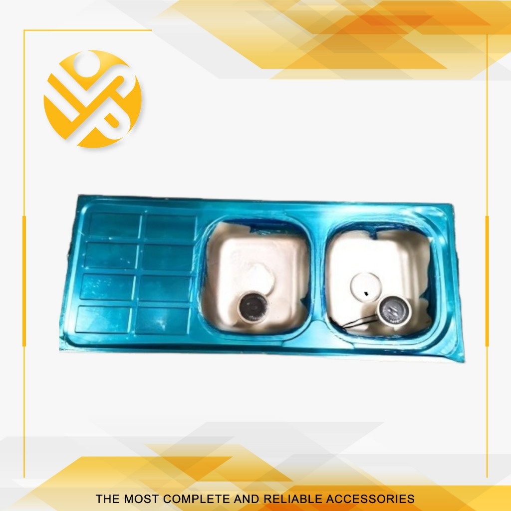 Bak Cuci Piring 2 Lubang / Kitchen Sink / Tempat Cuci Piring 2 Lubang / BCP 2Lubang