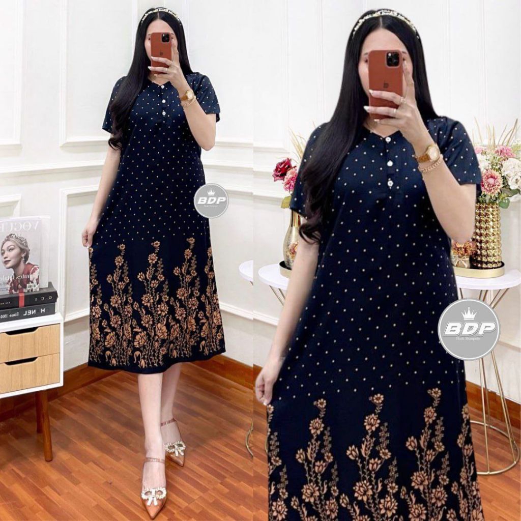 BDP Daster Viral - Daster rayon premium motif BATIK - Daster kekinian - Daster busui