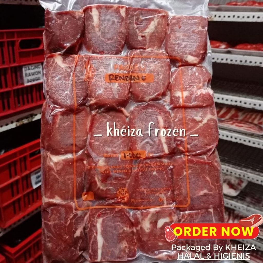 

Daging Sapi RENDANG 250gr Frozen Import - Kheiza Frozen