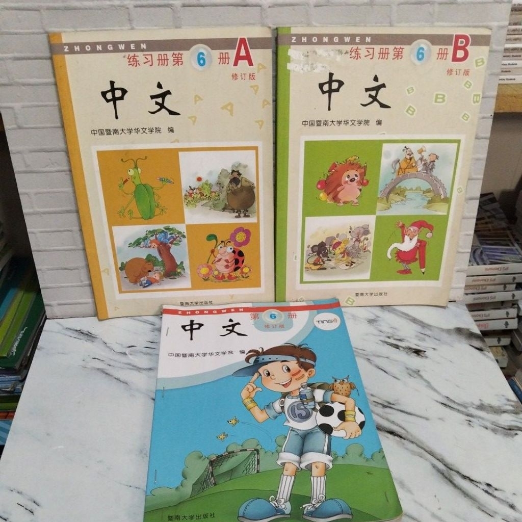 Zhongwen 6, 6a, 6b.( satu set )