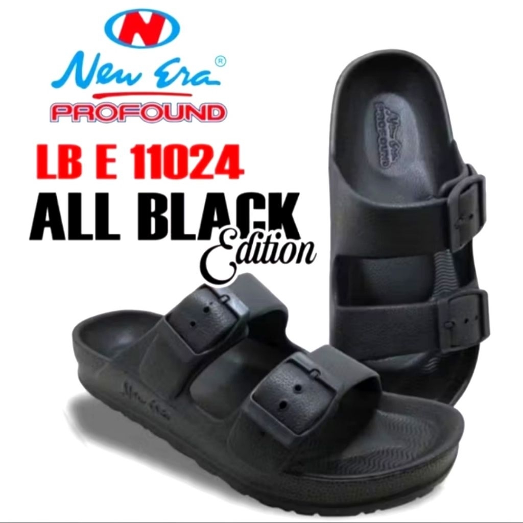 sandal slop wanita new era ban dua gesper