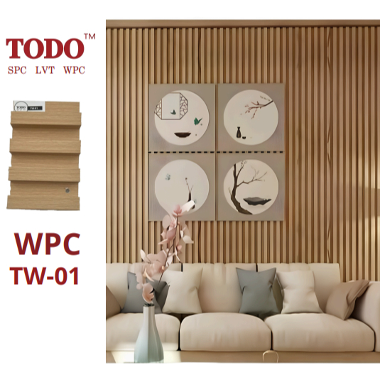 Kisi Kisi WPC WALL PANEL Wall Panel UPVC Todo dekorasi dinding plafon