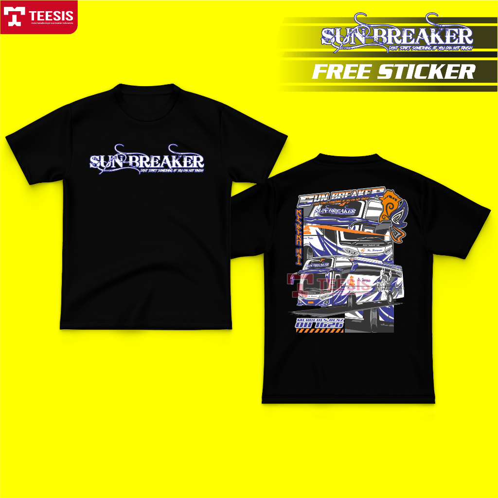 Kaos Baju Bus Bis Mania Bismania Po Haryanto Sun Breaker Jetbus 3 Mercedes Benz OH 1626