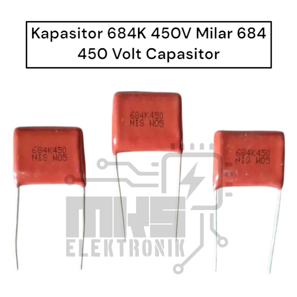 Kapasitor 684K 450V Milar 684 450 Volt Capasitor