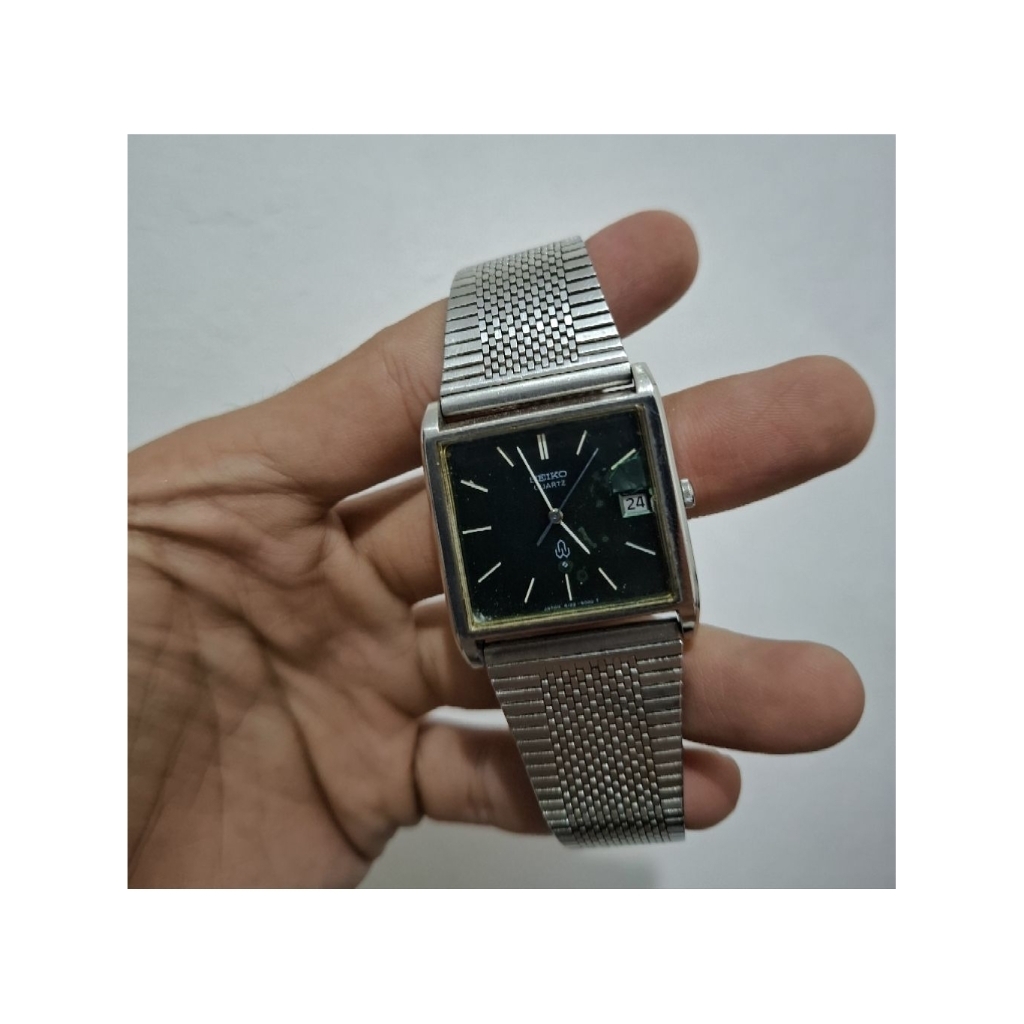 Seiko type Tank Vintage with dial Green Jade original