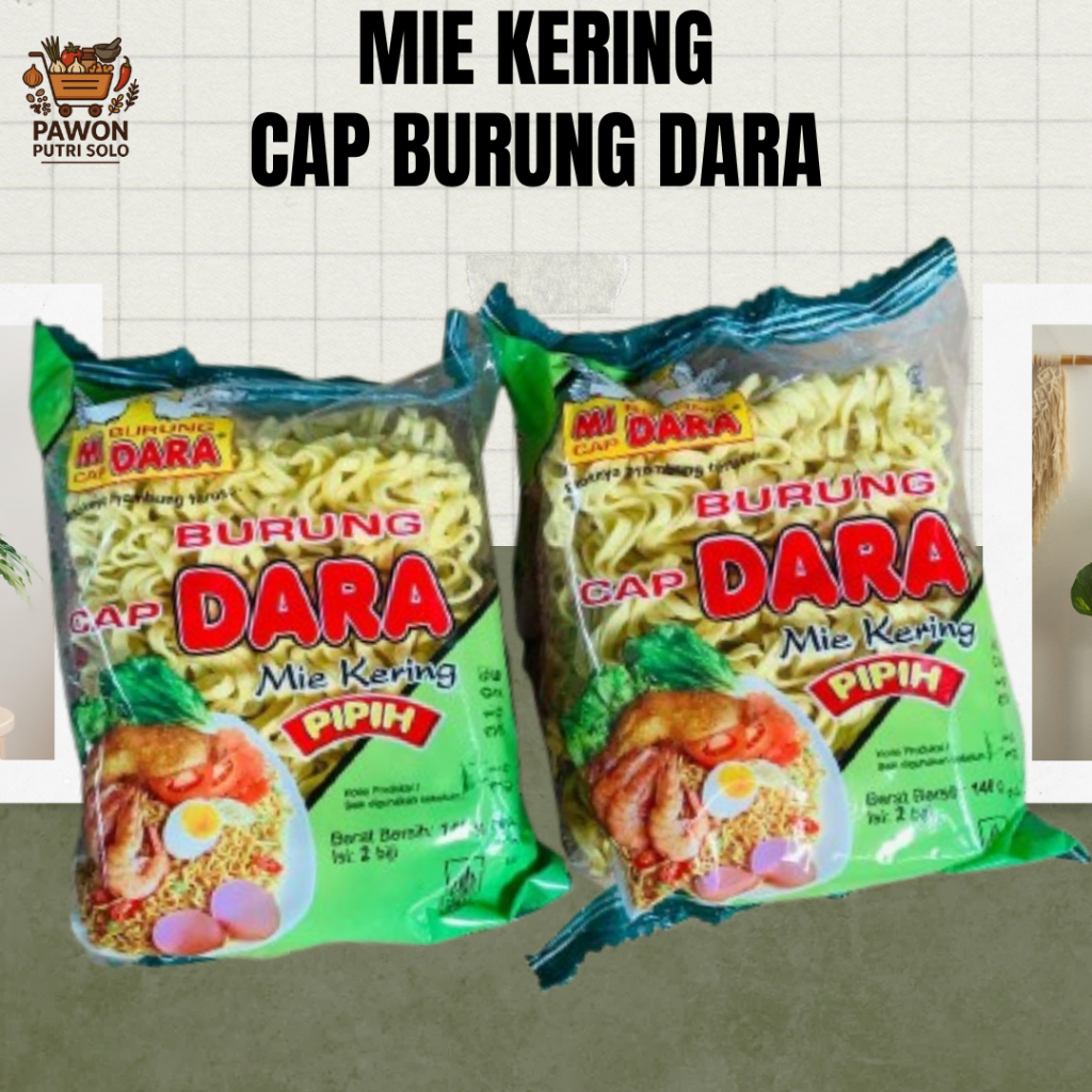 

MI BURUNG DARA MIE KERING PIPIH UKURAN KECIL HIJAU