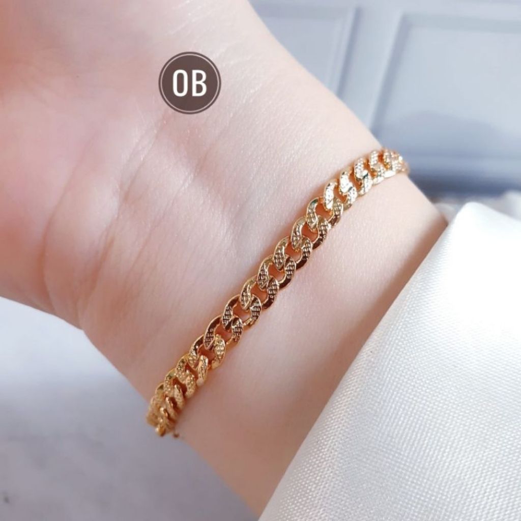 GELANG TITANIUM RANTAI Polos