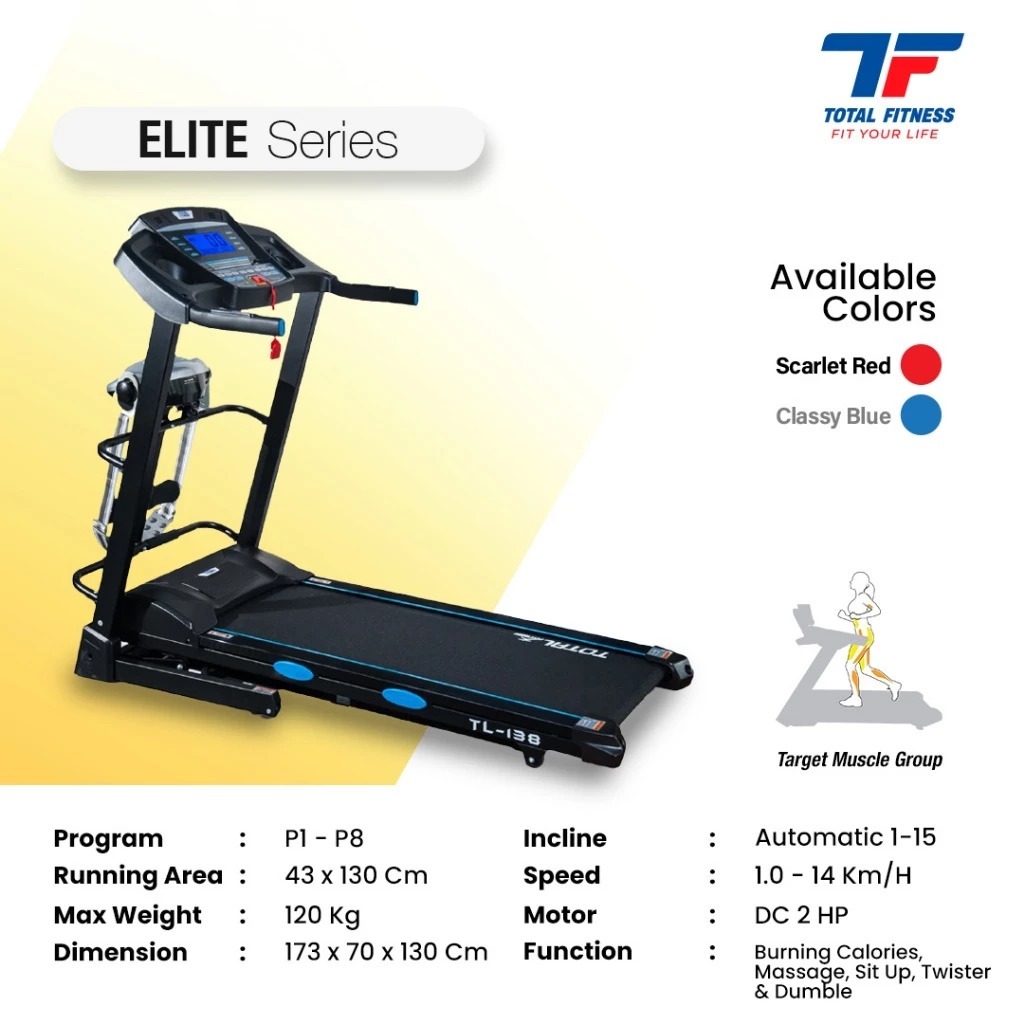 Treadmill Electric Total TL-138