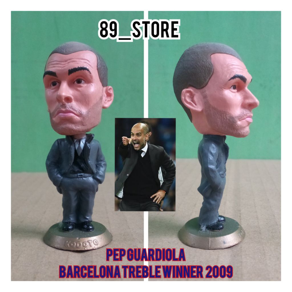 Figure Soccer Kodoto Soccerwe Pep Guardiola Barcelona Treble Winner 2009