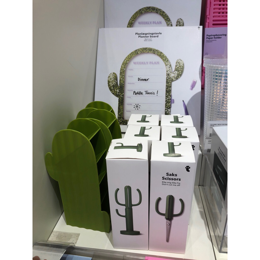 

[JASTIP FLYING TIGER] Koleksi Kaktus Planner Board Tempat Pensil Gunting