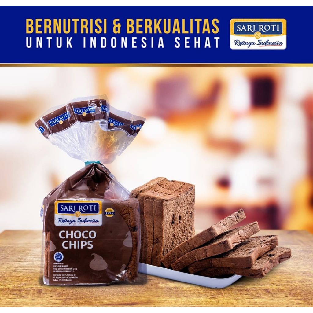 

SariRoti. Roti Tawar ChocoChip