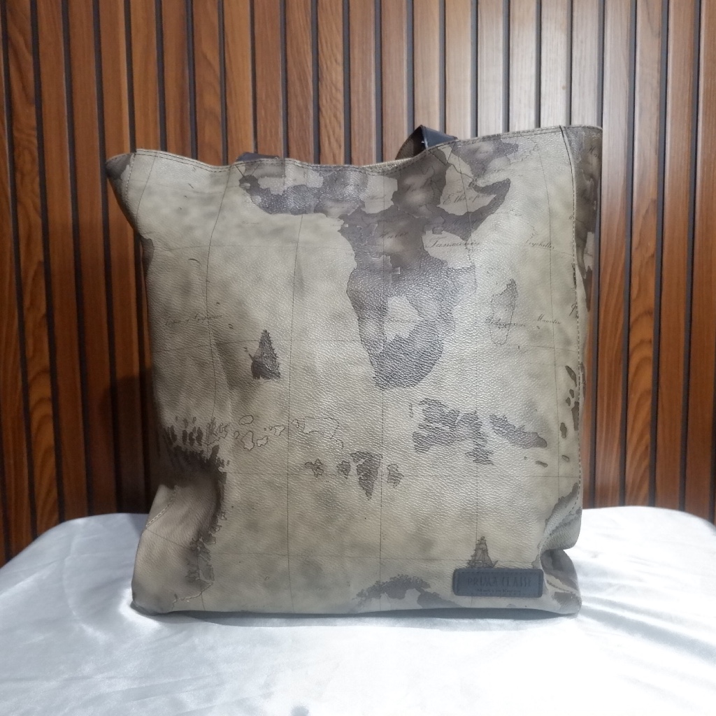 Tote Bag Wanita Motif Peta Kulas/Tas Peta size Besar