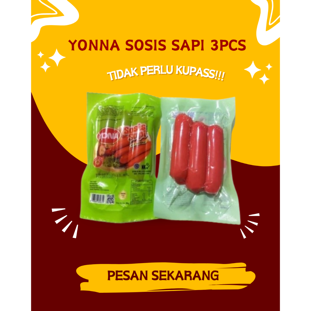 

Sosis Yona Gurih Isi 3 - Produk Segar