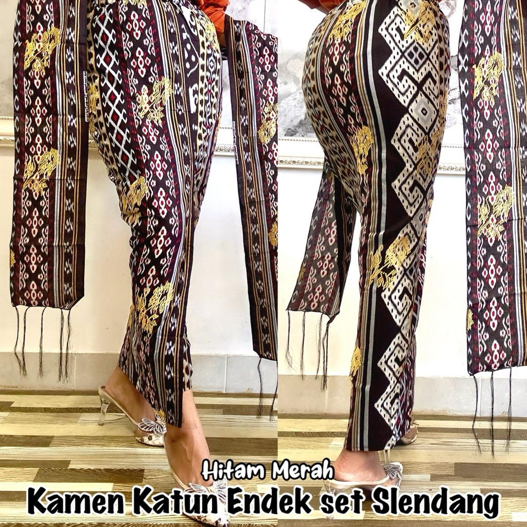 KAMEN ENDEK BORDIR | KAMEN ENDEK SET SLENDANG | KAMEN ENDEK JADI SIAP PAKAI | KAMEN WISUDA | KAMEN B