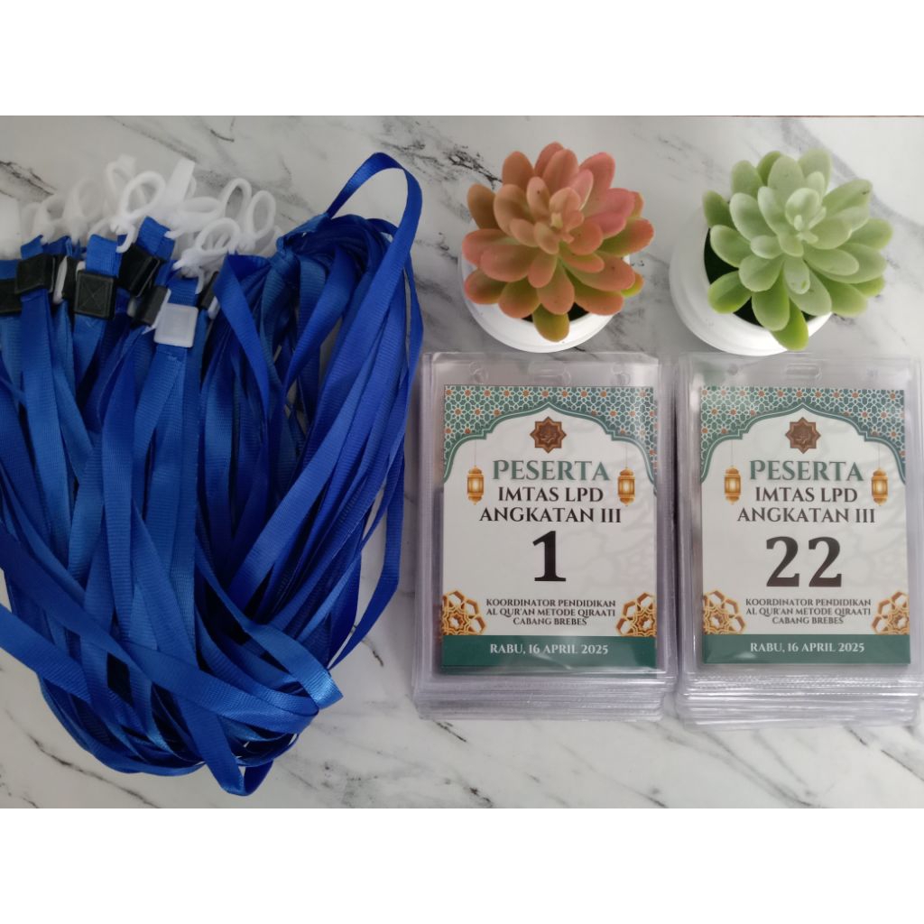 

ID CARD Panitia Custom/Co Card Panitia/Name Tag Panitia