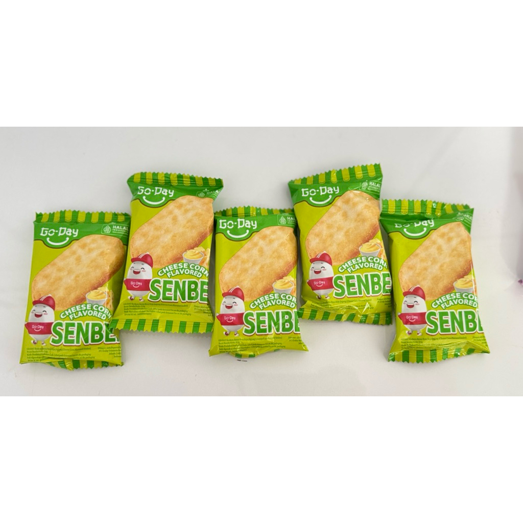 

Go Day Senbei Cheese Corn - Senbei Cheese Corn 1 renteng 10pcs