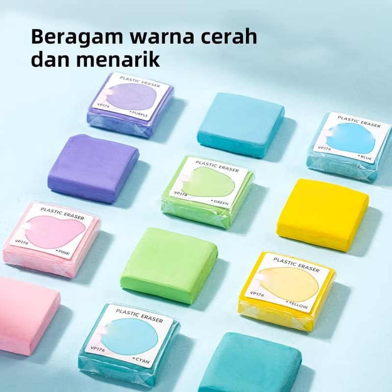 

DELI - VP176 Eraser Slime Mudah Dibentuk / Penghapus Elastis