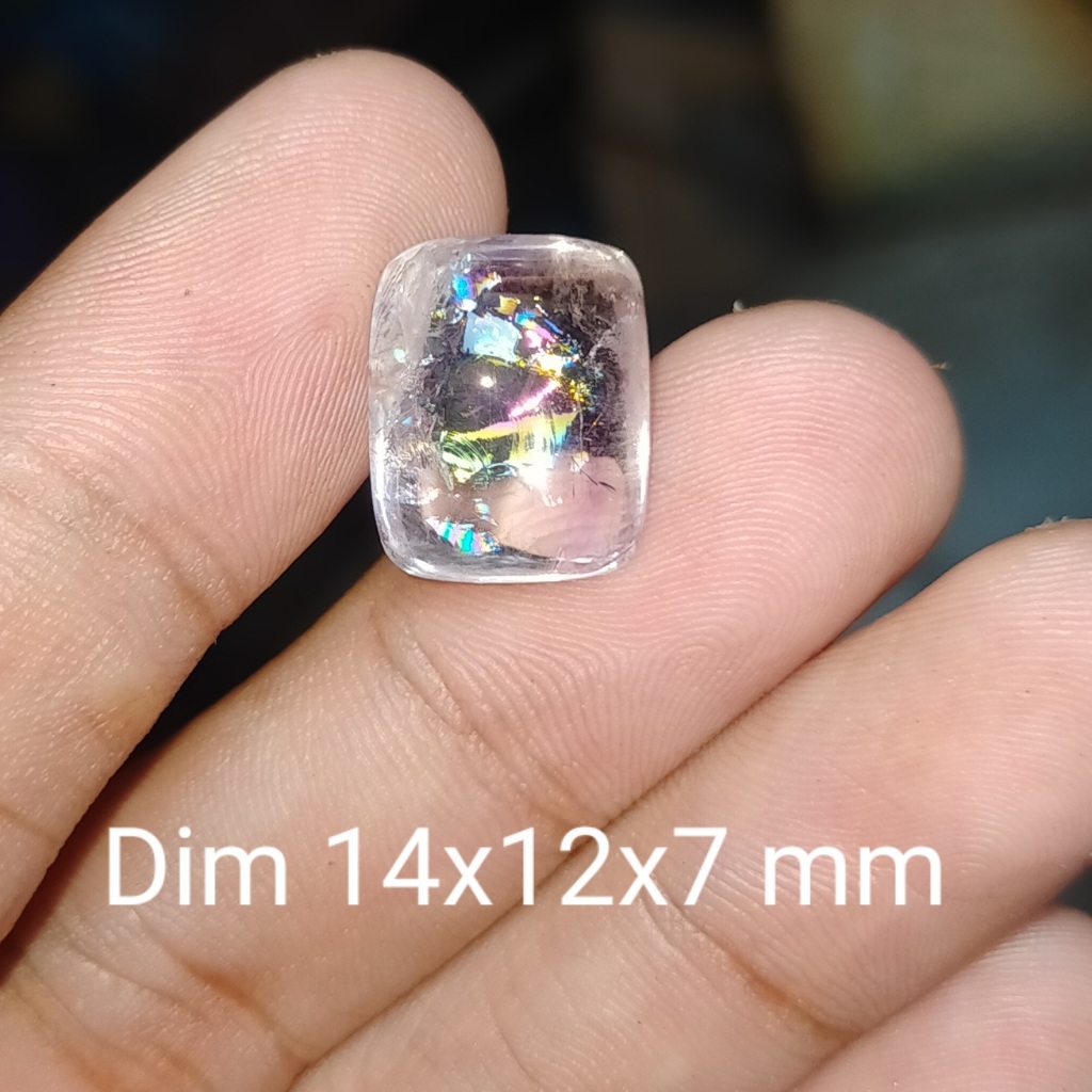 KECUBUNG AIR PELANGI PERSEGI NATURAL cek batu lainnya yaman api wulung opal bacan permata kalimaya k