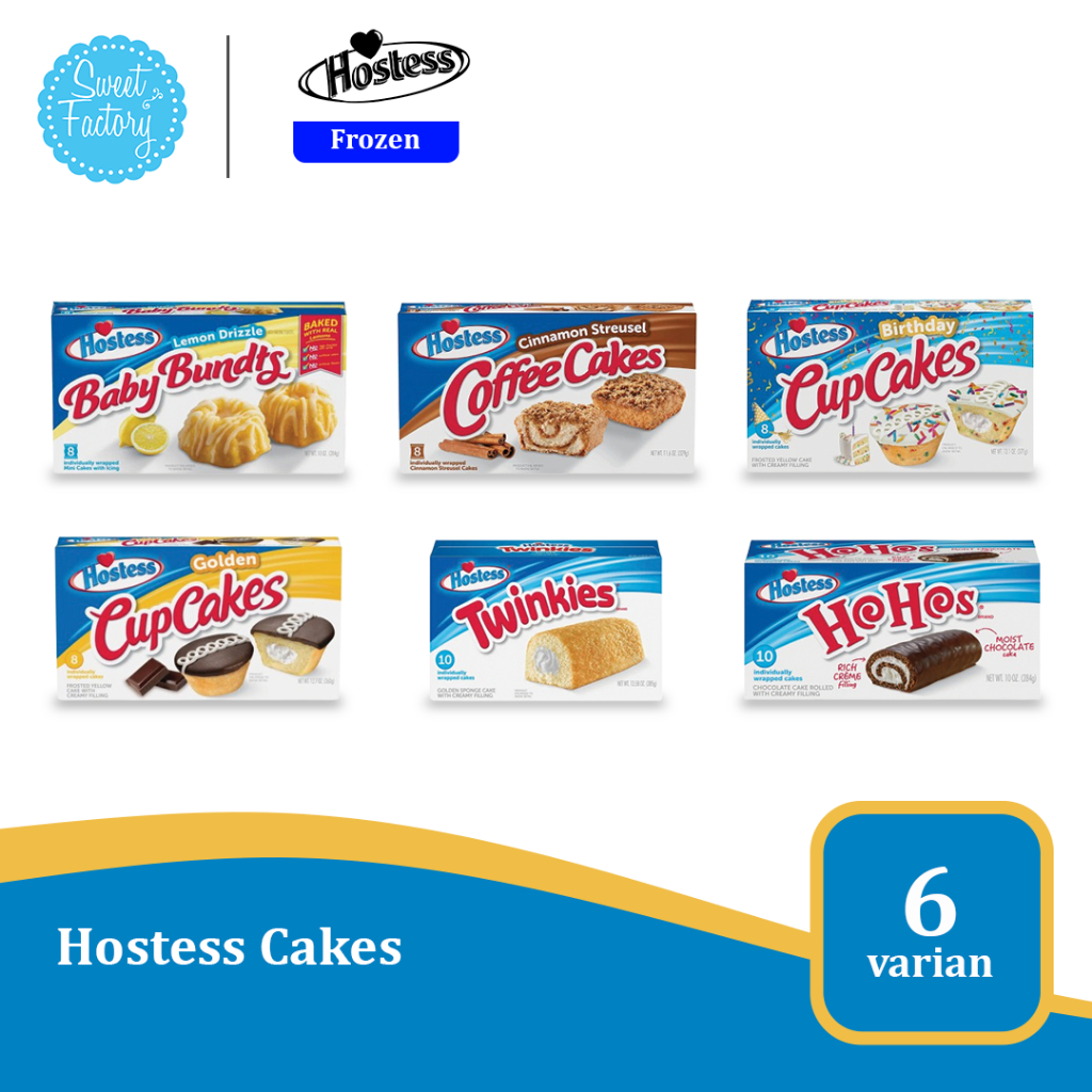 

Hostess Cakes Frozen - 6 Varian Lezat Impor USA