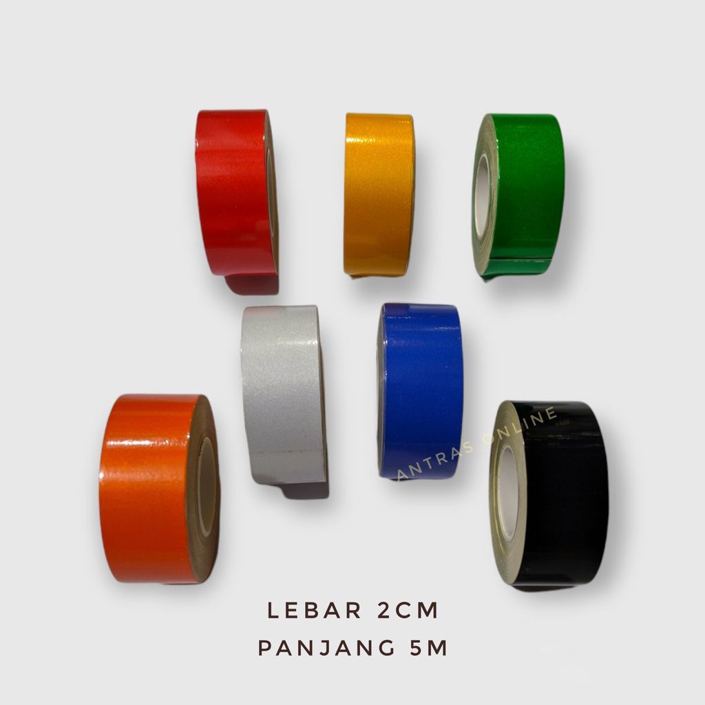 Lis velg motor - Lis velg 2 cm stiker motor mobil - Stiker Lis roll velg Reflektive -Sticker lis vel