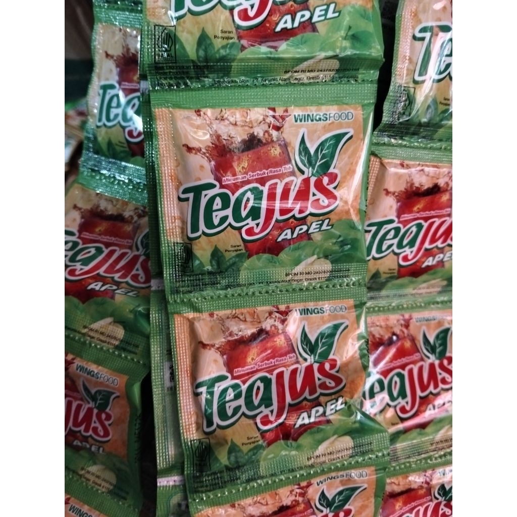 

Minuman Serbuk Rasa Teh Teajus Apel 6g