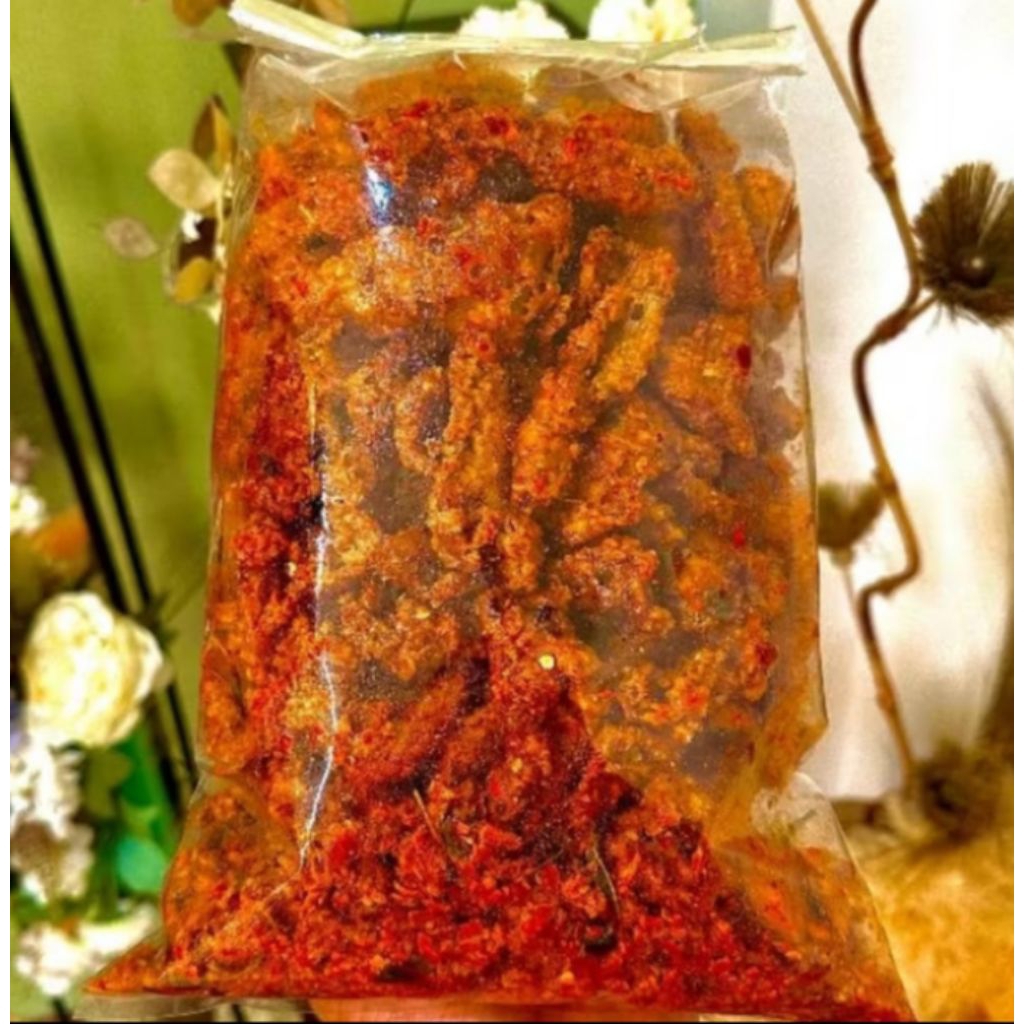 

KULIT AYAM CRISPY PEDAS DAUN JERUK KEMASAN 1KG
