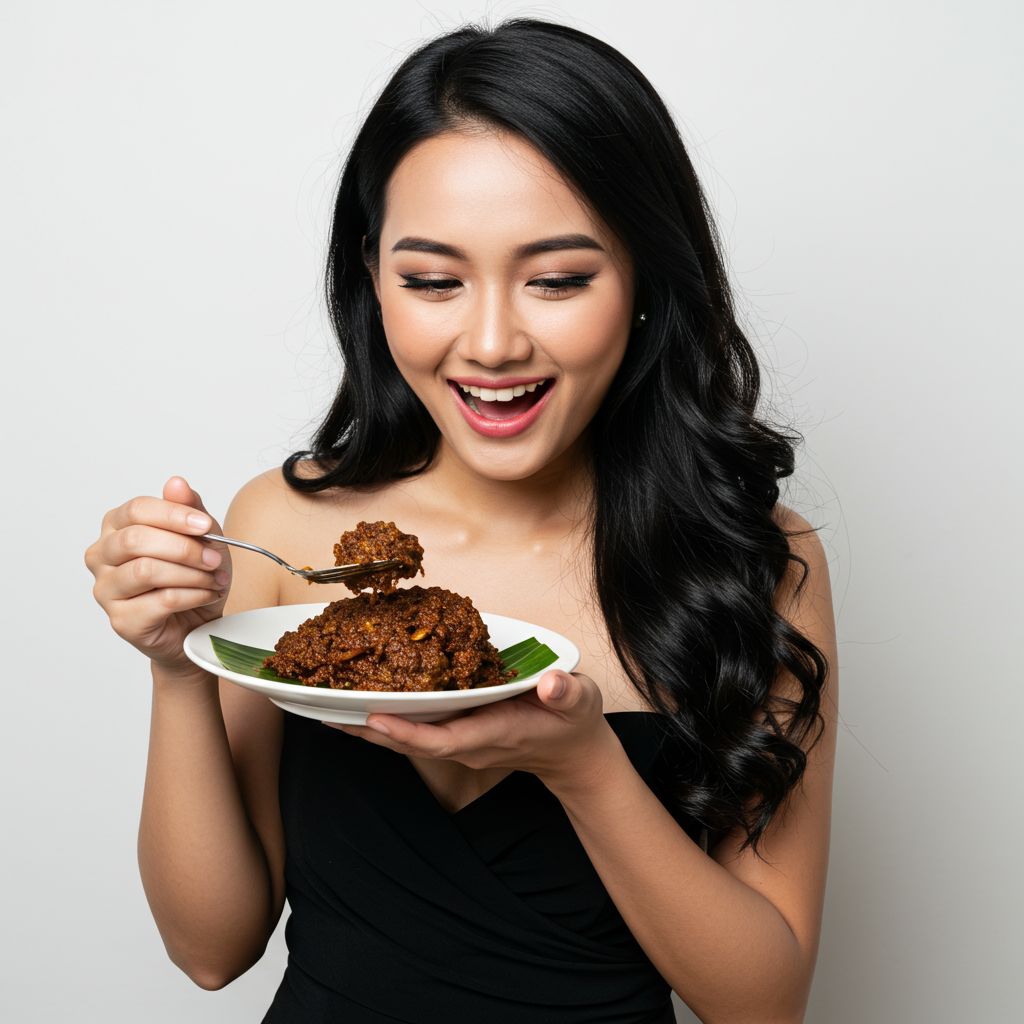 

500gr (12 POTONG) RENDANG YOIKO DAGING KERBAU X KACANG ASLI PADANG.