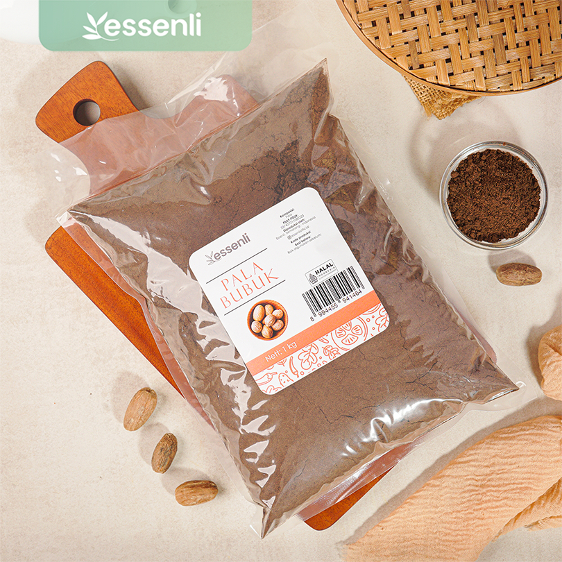 

ESSENLI Pala Bubuk Asli Bumbu Rempah 1Kg