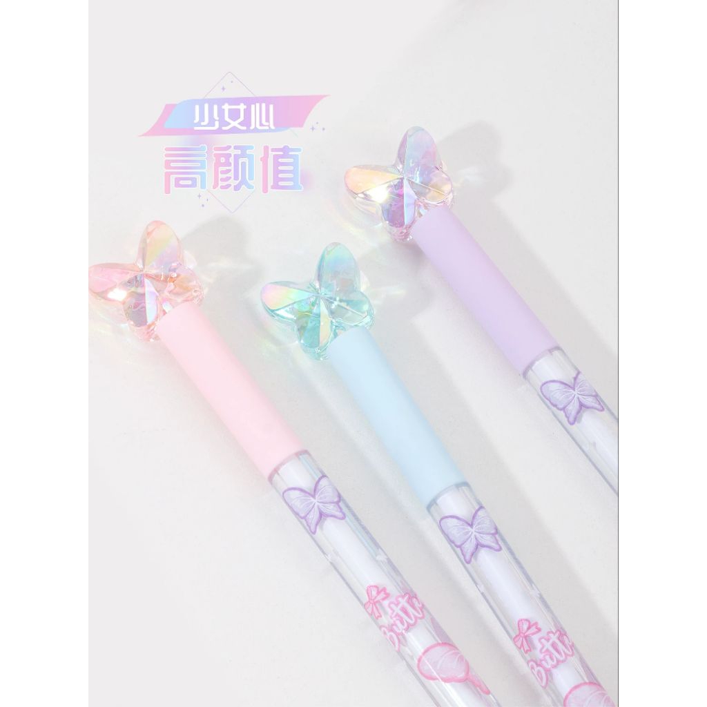 

BOLPEN BUTTERFLY CRYSTAL ROTARY GEL PEN [ KK-8231 ]