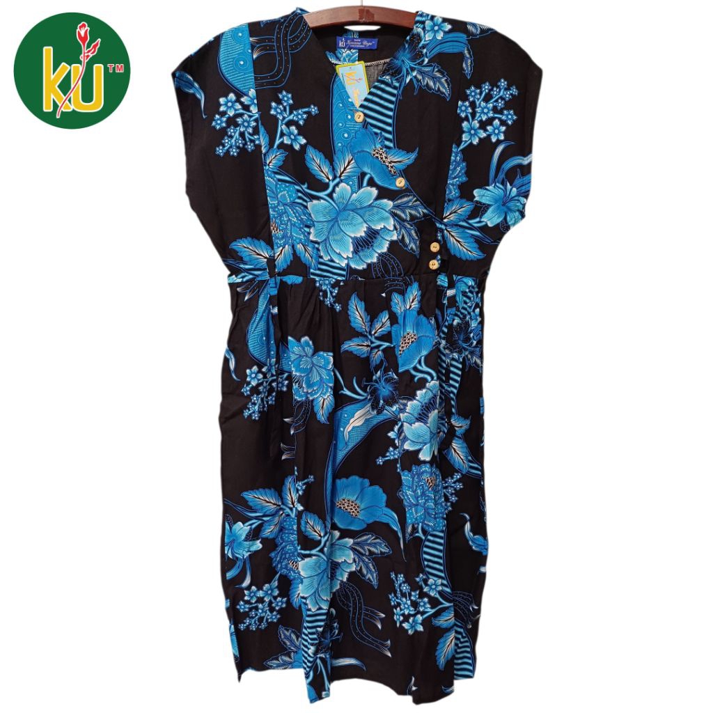 PROMO DISKON Kencana Ungu Daster Selempang Label Biru -Daster Kencana Ungu Daster Ibu Menyusui