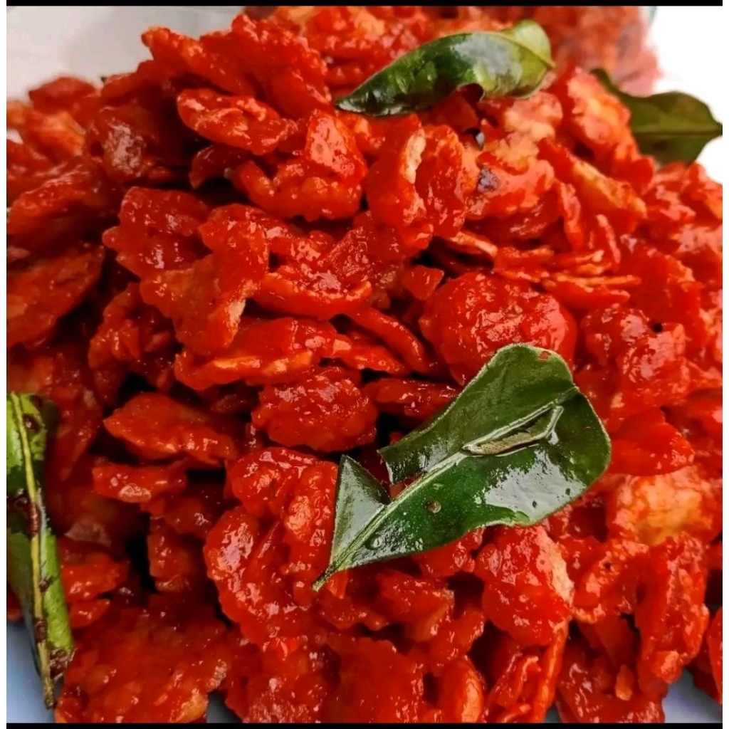 

Emping melinjo Pedas Manis 1kg free Packing bubelwrap&dus