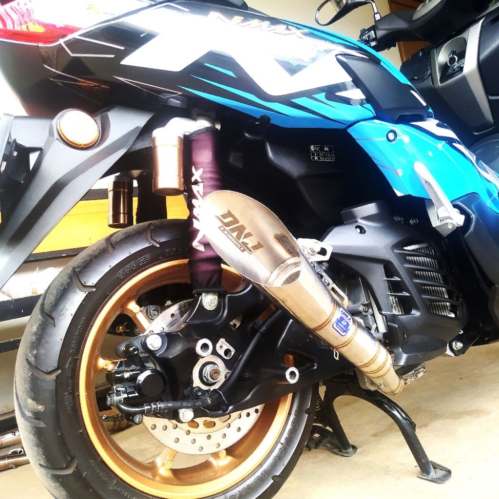 Knalpot Original Dnj model Racefit Untuk Motor Matic Vario Beat Aerok Nmax Scoopy Pcx Adv Sky Wave