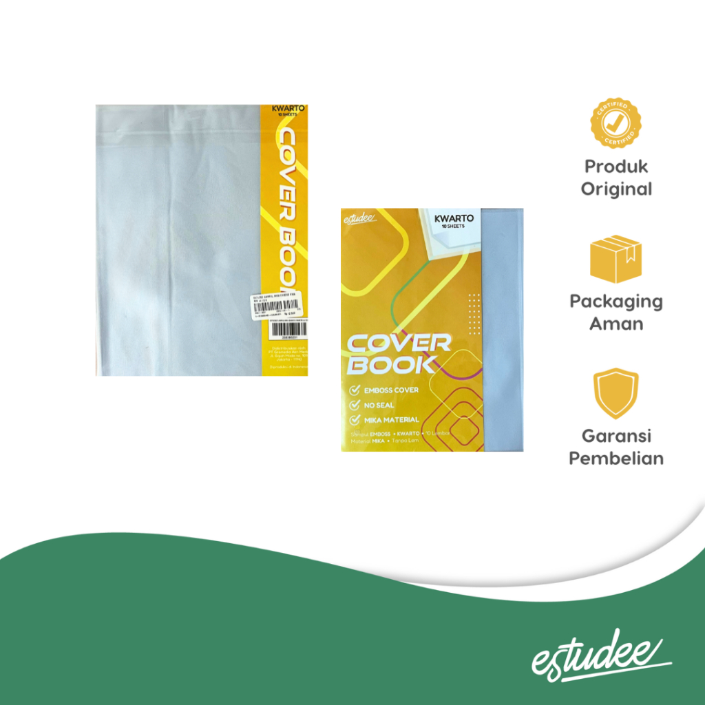

ESTUDEE SAMPUL MIKA EMBOSS KWARTO isi 10 K