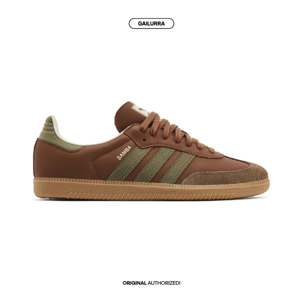 Adidas Samba OG Brown Olive Strata Original