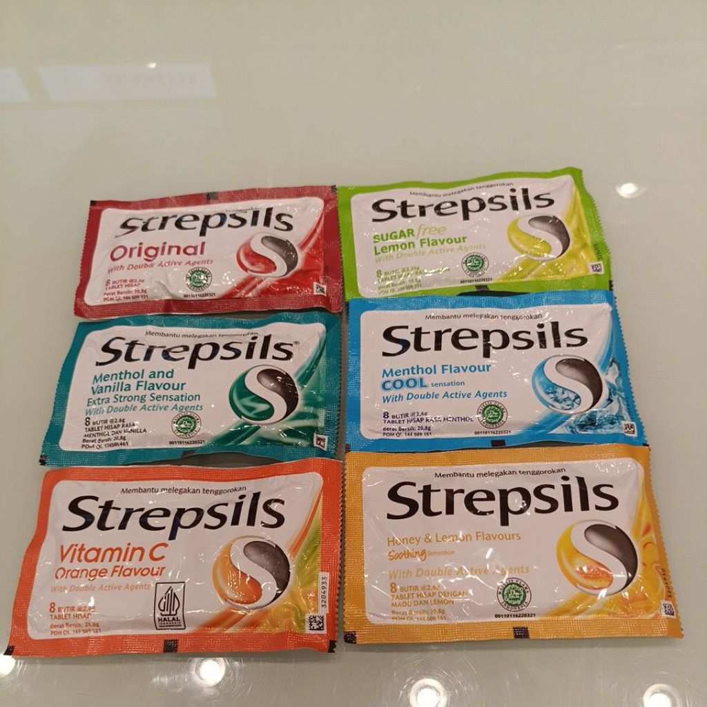 

Strepsils permen pelega tenggorokan
