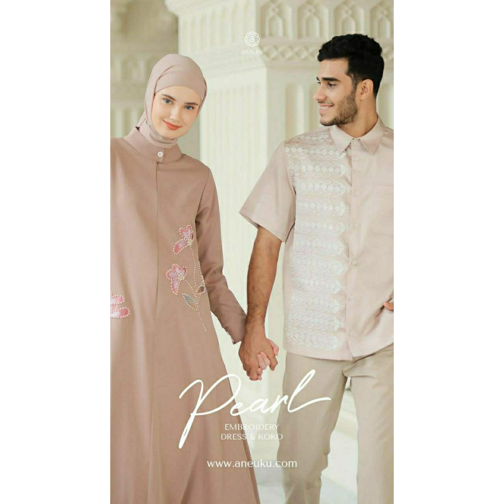 Pearl Dress by Aneuku | Pearl Series | Gamis Cantik | Aneuku | D'Hijab of Mey