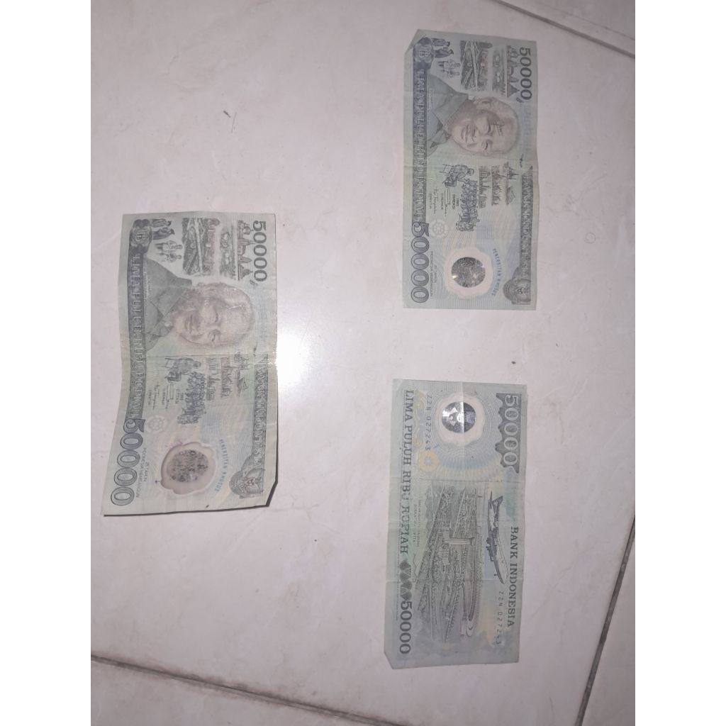 uang soeharto 50 K Polimer