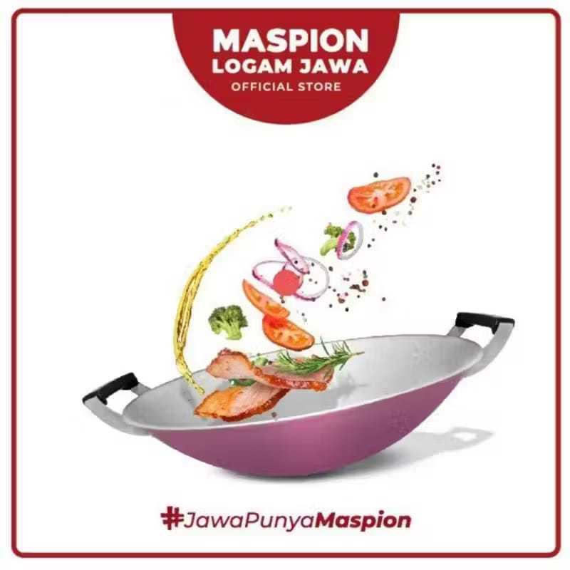 Wajan Maspion Clarita 35cm Penggorengan Maspion 30cm Katel Clarita Wok Maspion Katel Alumunium 30 cm