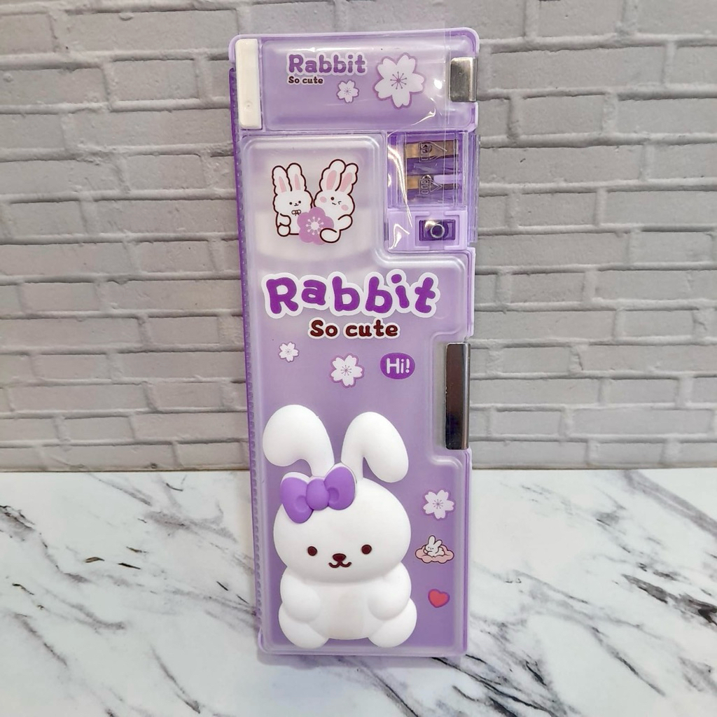 

TEMPAT PINSIL MAGNET 3D KODE 35281-G MOTIF RABBIT ADA RAUTAN