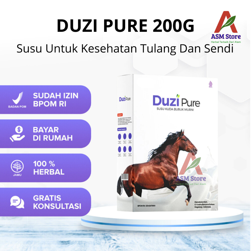 

Duzi Pure - Susu Kuda Lombok Original Bubuk 200 Gram