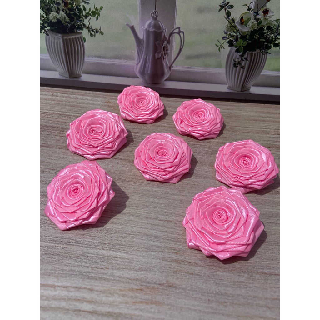 bunga satin / bunga buket pita satin termurah satuan