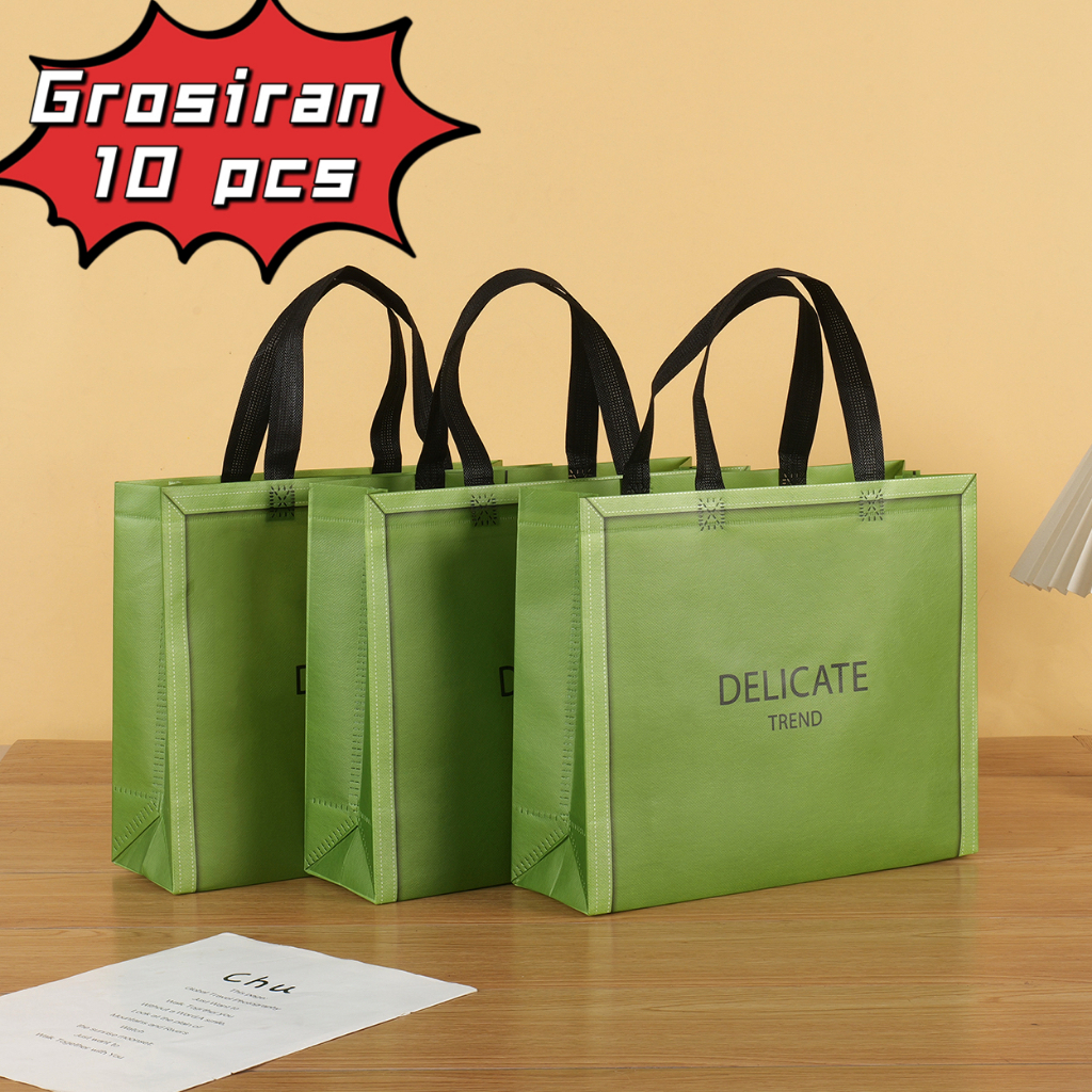 

Grosiran Tas Koper 10pcs-Tas hamper - Goodie bag - Tas Belanja - Tas Souvenir - Tas Kado - Tas Jinjing - Tas Lipat-Kantong Belanja - Souvenir - Shopping bag - Spoundbond - Tote Bag - Tas Wanita - Tas Murah - Tas Belanja Murah - Tebal dan Kuat