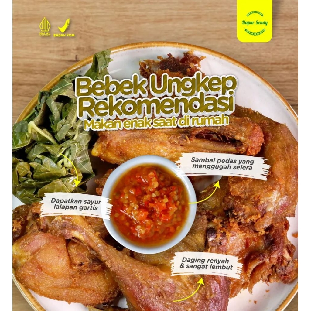 

Bebek ayam kampung ayam negri ungkep by dapur sendy