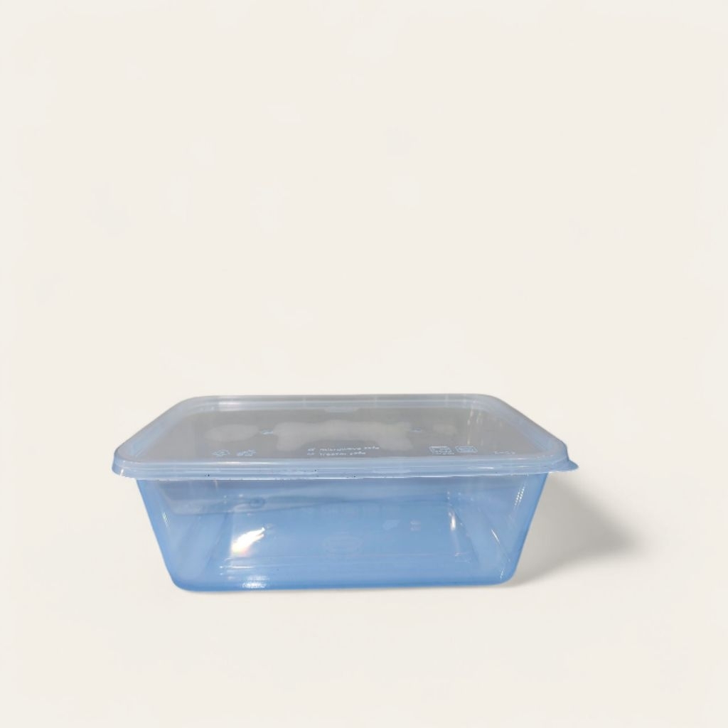 Thinwall kotak 750 ml - thinwall rectangle 750ml - kotak persegi 750 ml