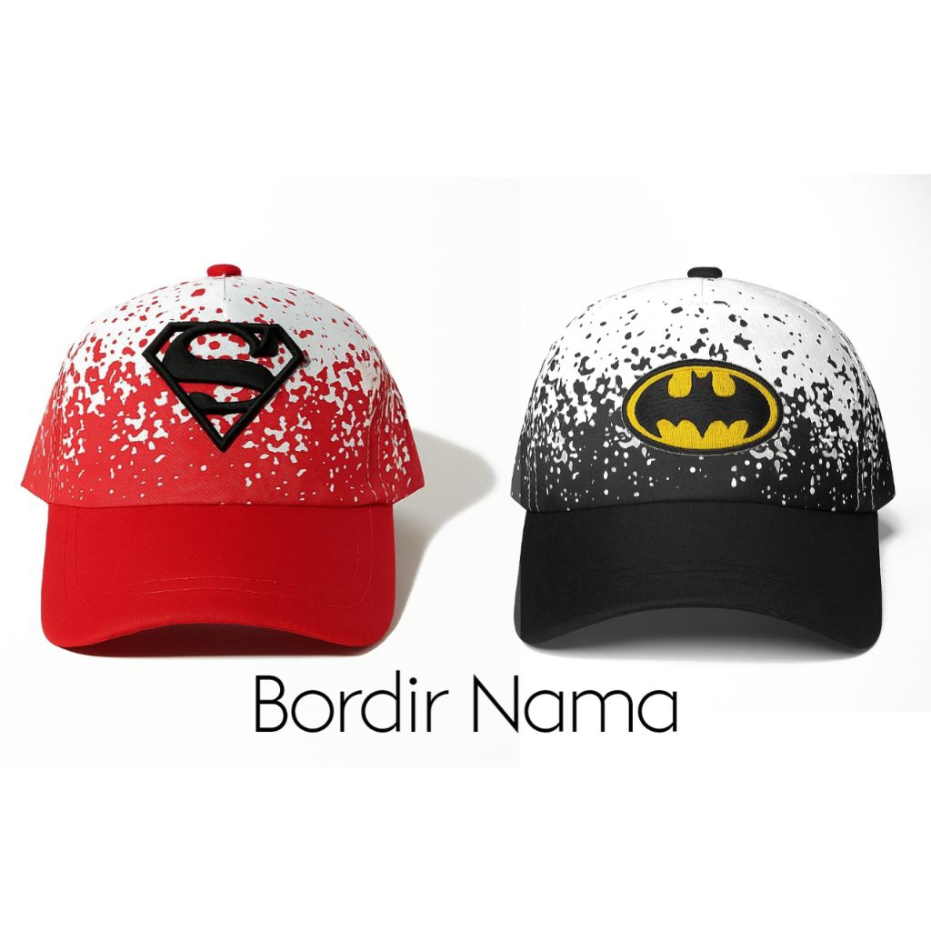 Topi Anak Motif Super Hero Superman Batman